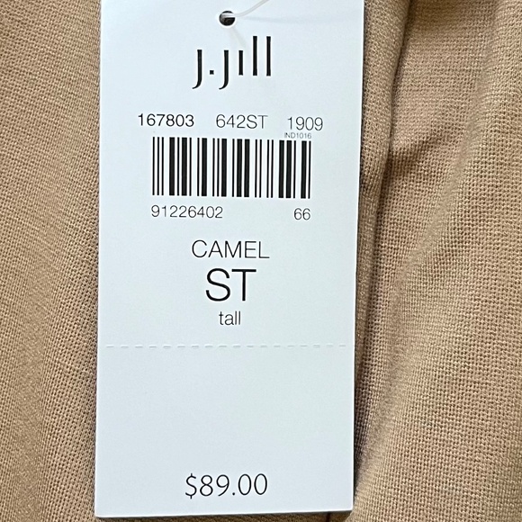 J Jill Ponte Slim Leg Pants, Size S Tall, New with Tags - Picture 8 of 14